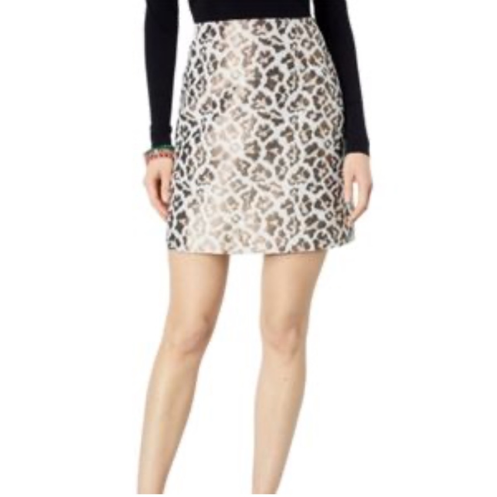 Lily Pulitzer Gold Leopard Skirt